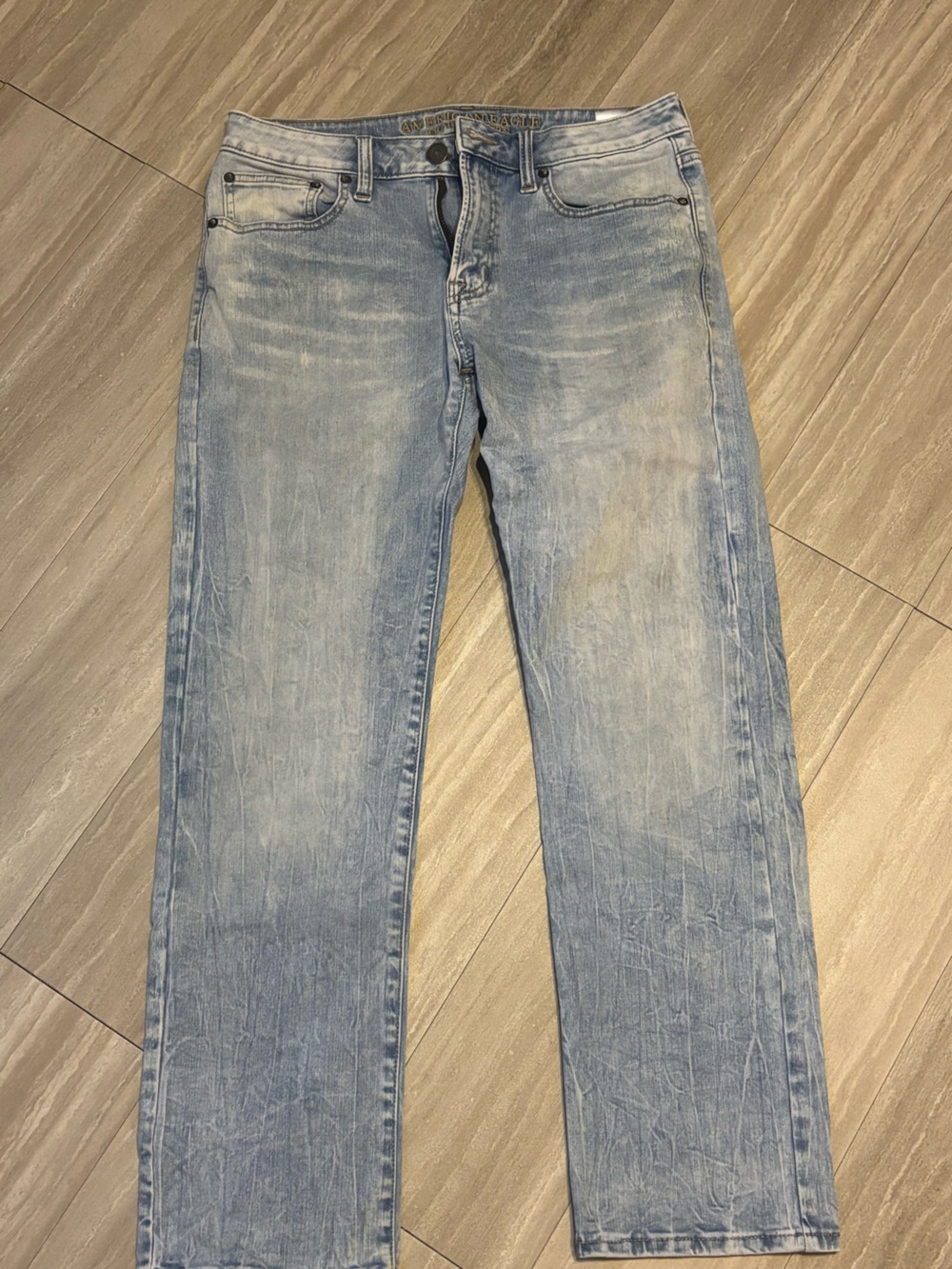American Eagle Outfitters Light Blue Straight Jeans